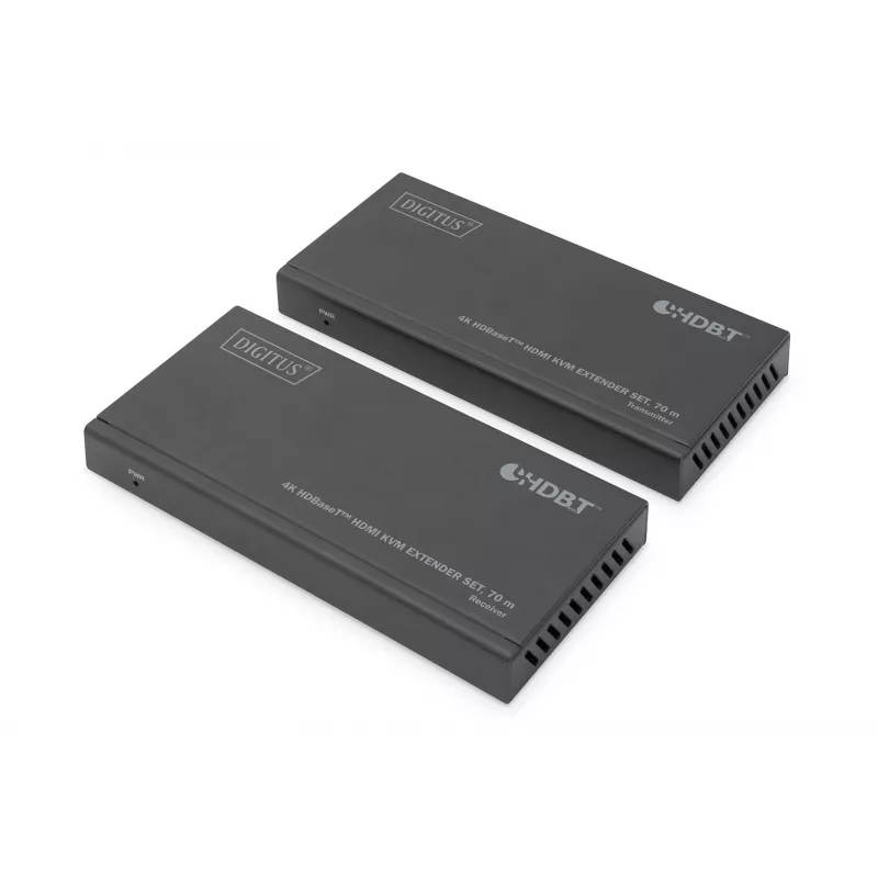 KVM predlžovač set Digitus 4K HDBaseT HDMI 70 m káblový