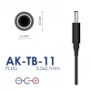 Akyga AK-TB-11 univerzálny napájací zdroj 9 V / 1 A, 9 W, 5,5 x 2,1 mm konektor, 1,5 m