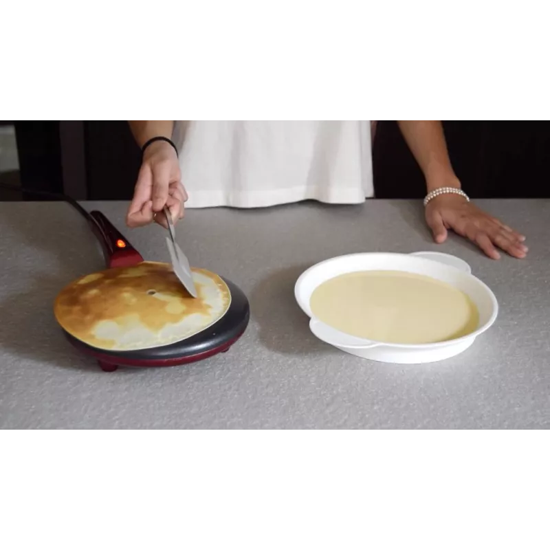 Prípravník na palacinky Beper BT.710Y – elektrický prípravník palaciniek, nepriľnavá platňa