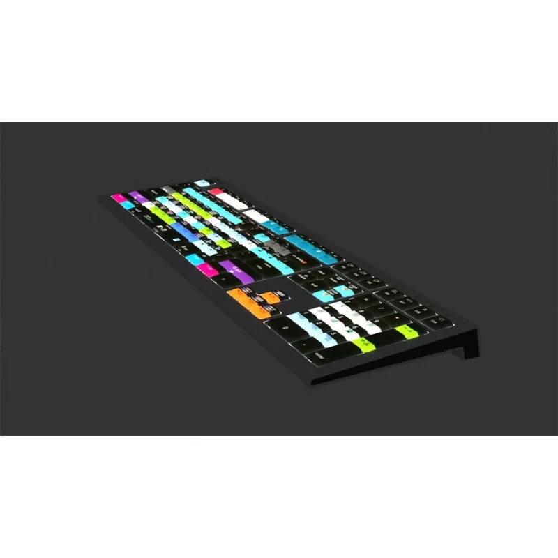Logickeyboard Avid Media Composer Astra 2 klávesnica univerzálna USB QWERTY nemecká sivá