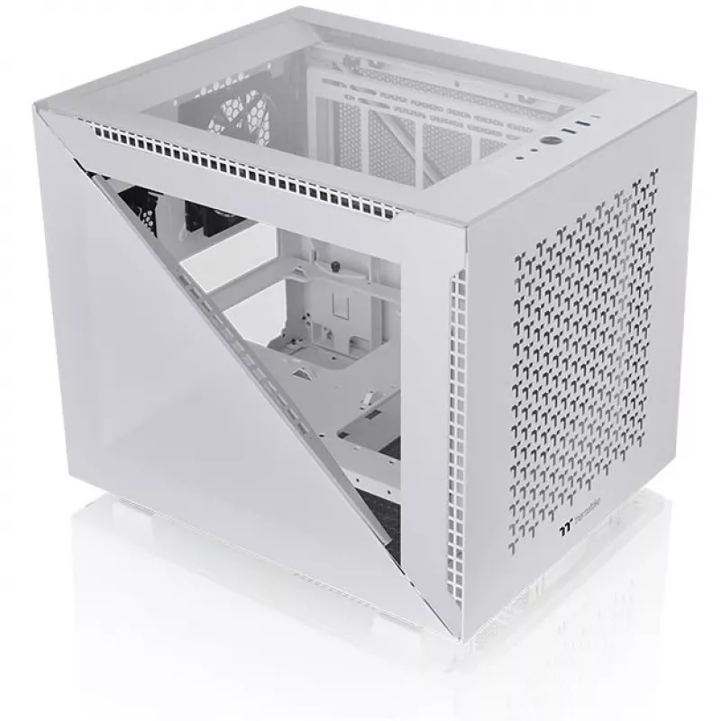 PC skriňa Thermaltake Divider 200 TG Air Snow Micro Tower biela