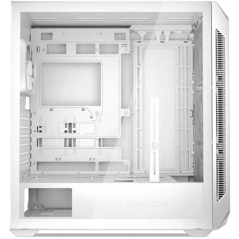 Sharkoon AK5G RGB Midi Tower biela