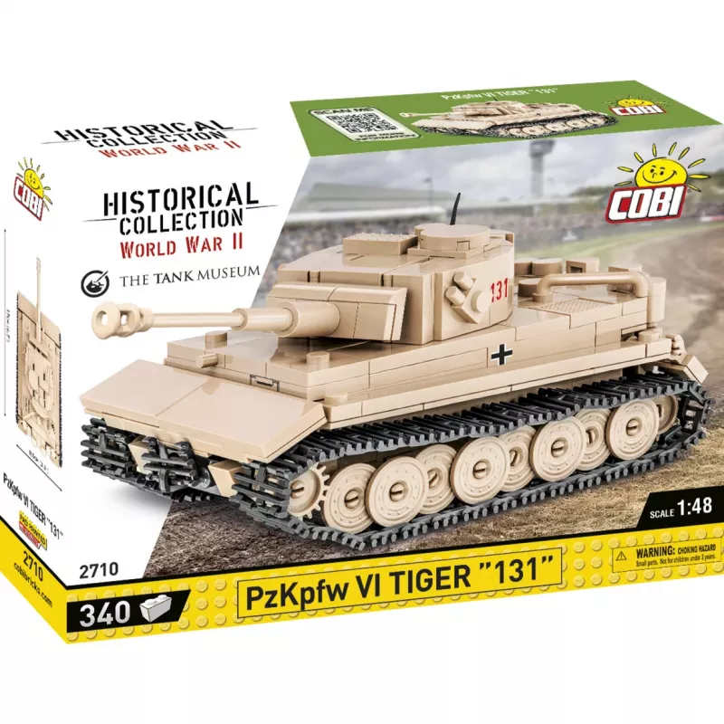 Cobi 1:48 mierka PzKpfw VI Tiger 131 modelová stavebnica