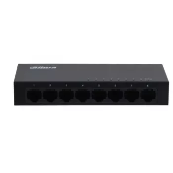 Dahua Technology SG1008-EUR sieťový switch unmanaged L2 Gigabit Ethernet (10/100/1000) čierny