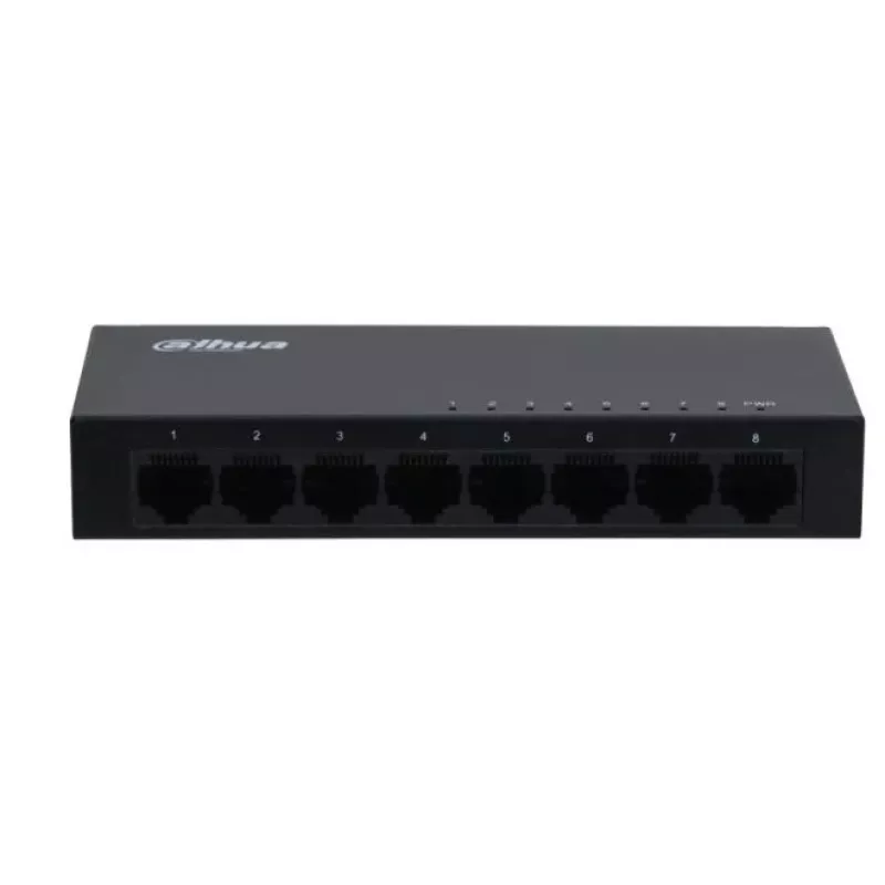 Dahua Technology SG1008-EUR sieťový switch unmanaged L2 Gigabit Ethernet (10/100/1000) čierny