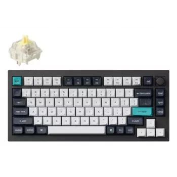 Mechanická klávesnica Keychron Q1 Max 75% s Banana Switches, Carbon Black