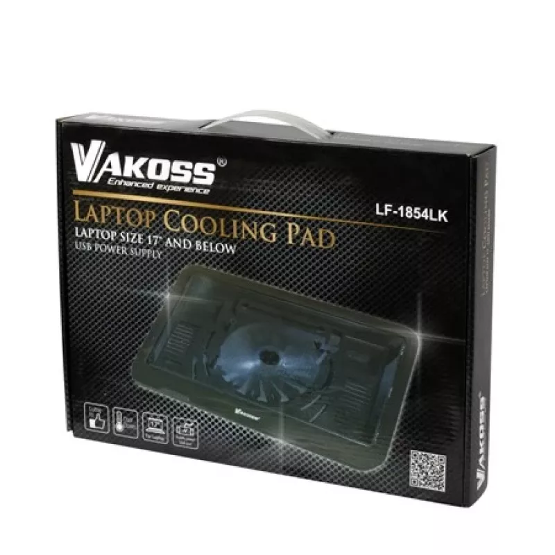 Vakoss LF-1854LK chladiaca podložka na notebook 43,2 cm (17) čierna