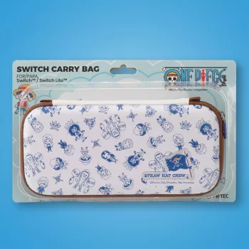 Prenosné puzdro FR-TEC One Piece Bag Chibi Nintendo Switch modrá hnedá biela