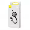 Baseus CAMJ010101 Bright Mirror 2 Series kábel USB 3v1, 66 W, 1 m, čierny