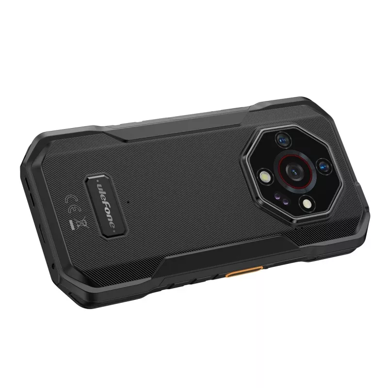 Ulefone Armor X32 UF-AX32/BK smartfón, 5,65 palca, 6 GB RAM, 128 GB, Android 14, 5500 mAh, Future Black