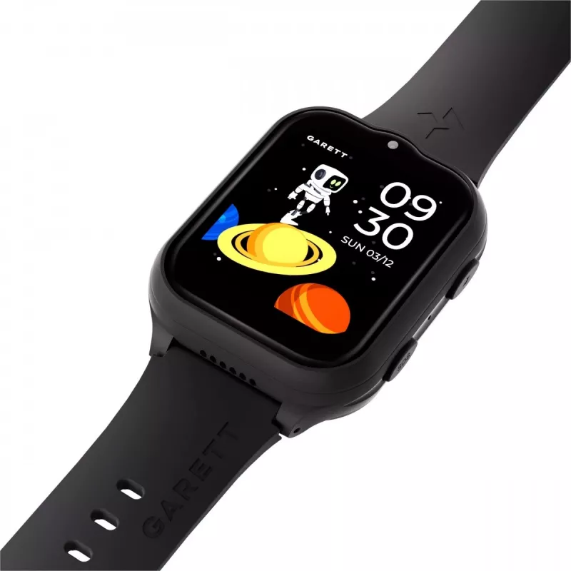 Detské smart hodinky Garett Kids eSim 4G čierne