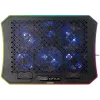 Rampage METAFOR AD-RC34 chladiaca podložka pod notebook, 6 ventilátorov, 10–19 palcov, čierna