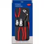 Knipex sada klieští Power-Pack, 3-dielna, leštená, plast