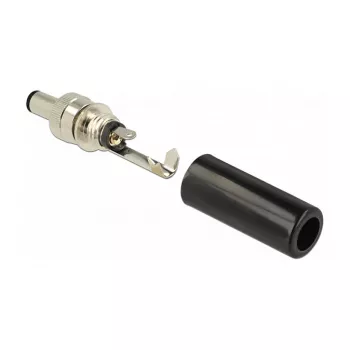 DeLOCK 89915 DC konektor 5,5 x 2,1 mm, 12 mm, spájkovací, 2 A