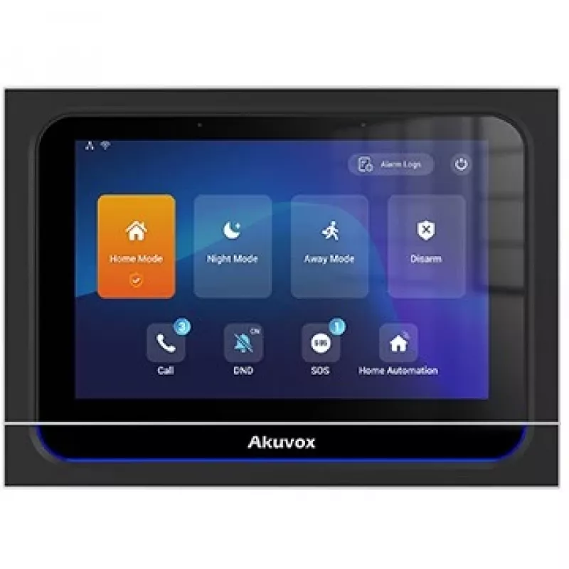 Smart Home centrálna riadiaca jednotka Akuvox X933H čierna 7 palcov dotykový displej