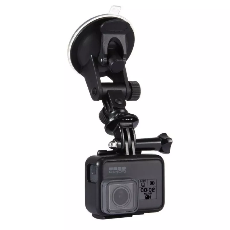 Puluz držiak na čelné sklo auta pre akčné kamery (vrátane Osmo Action 5 Pro, Insta360 X5)