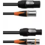 EUROLITE DT-2 DMX IP T-Con 3m DMX kábel, 3-pol XLR, odolný voči poveternostným vplyvom