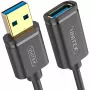 UNITEK Y-C457GBK USB kábel USB 3.2 Gen 1 (3.1 Gen 1) 1 m USB A čierny