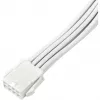 Predlžovací kábel napájacieho zdroja SILVERSTONE EPS 12V 8-pin (30 cm) biely SST-PP07E-EPS8W-V2