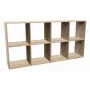 Top E Shop MALAX 2X4 SONOMA knižnica do obývačky
