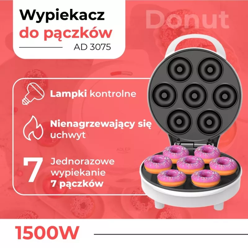 Adler donutovač | AD 3075 | donutovač | 1500 W