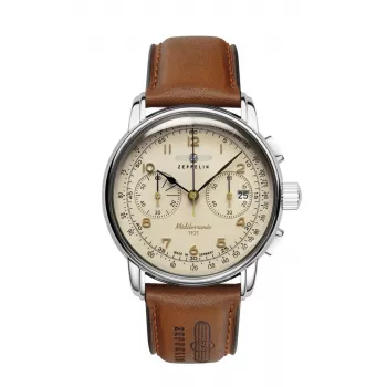 Kremenné hodinky Zeppelin Mediterranee 9670-5 — nerezová oceľ, vodotesné