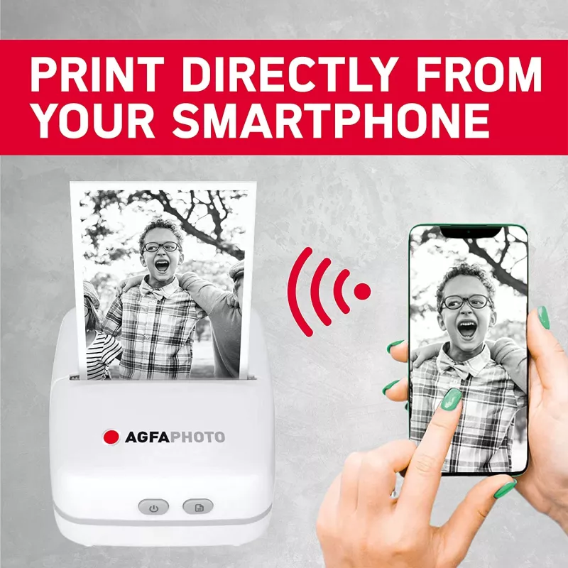 Tlačiareň AgfaPhoto Realpix Pocket P termálna biela