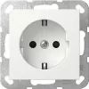 gira SCHUKO vložka zásuvky System 55 čistobiela model 445303, pre rámy System 55