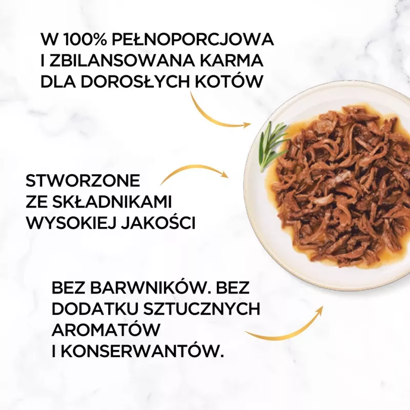 PURINA Gourmet Gold Succulent Delights hovädzie - mokré krmivo pre mačky - 85 g