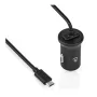 Nedis auto nabíjačka 12 W 1x 2,4 A - počet výstupov: 1, Micro USB (pevný) kábel, jednosmerný výstup