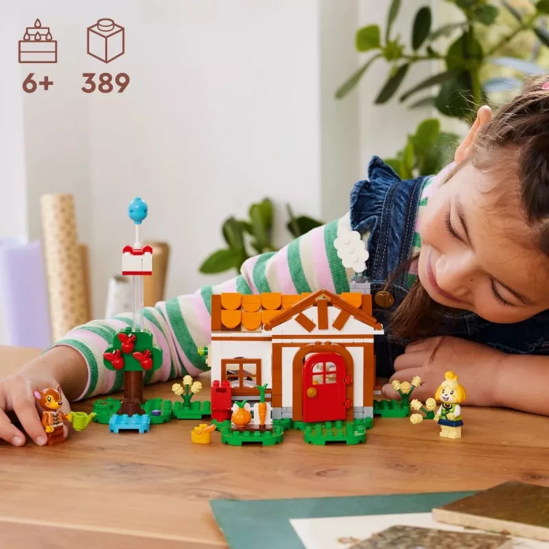Stavebná hračka LEGO sada 77049 Animal Crossing návšteva Melindy