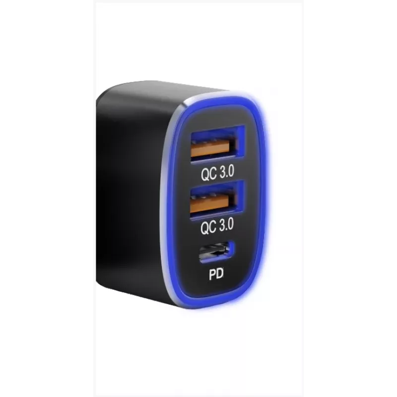 Auto nabíjačka Tellur FCC9 56W 9A — USB auto napájací zdroj, 56W celkový výkon, 9A max.