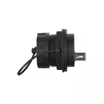 Alcasa IC04-U304 - USB A - čierna - samica - rovná - polybutyléntereftalát (PBT) - polyvinylchlorid (PVC) - IP65 - IP67 (IC04-U304)