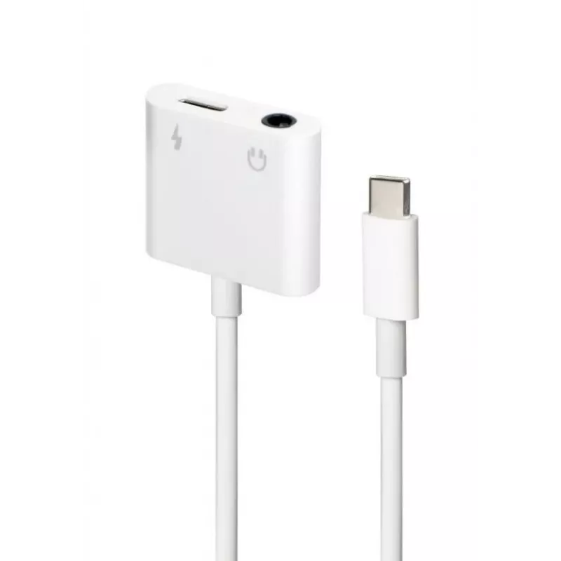 Kábel adaptér Gembird A-CM-3.5FP-01 — CDLA USB Type-C na 4-pólový 3,5 mm