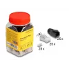 DeLOCK 66903 káblový spoj RJ-45 čierny kovový konektor samec 25 ks
