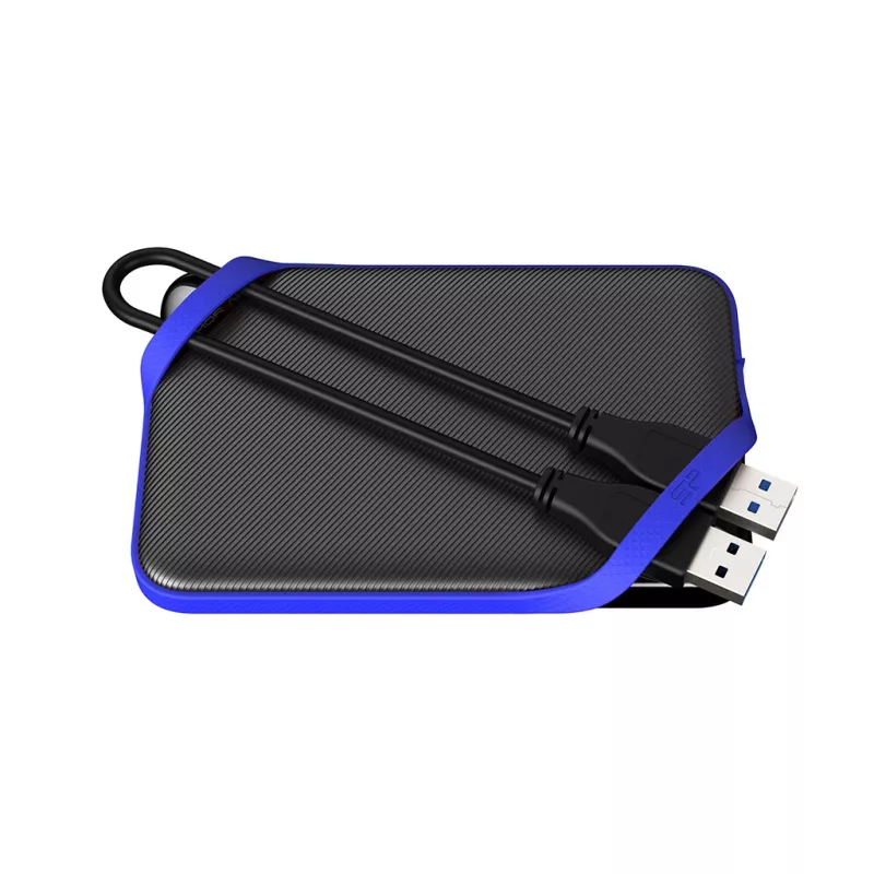 Externý pevný disk Silicon Power A62S 2TB, USB Type-A 3.2 Gen 1, modrý/čierny