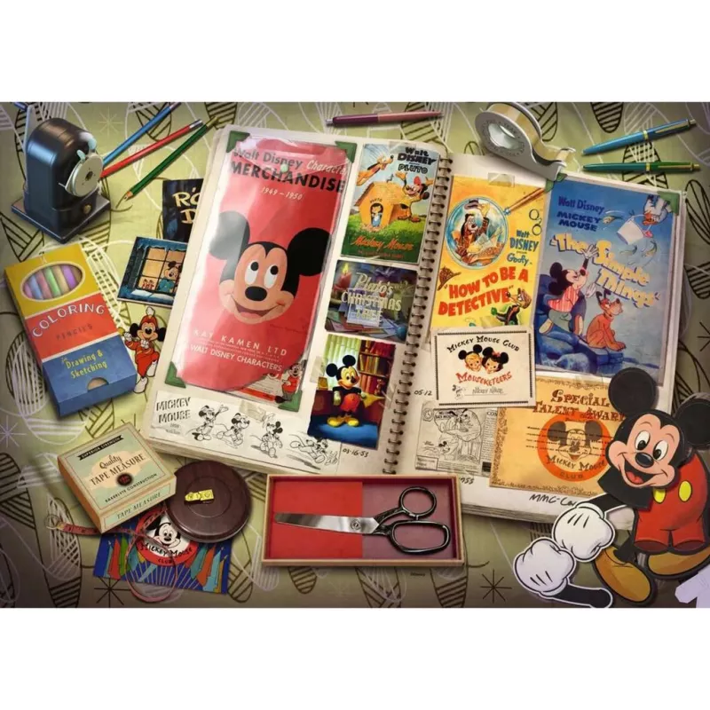 Puzzle 1950 Mickey Moments (1000 dielov)