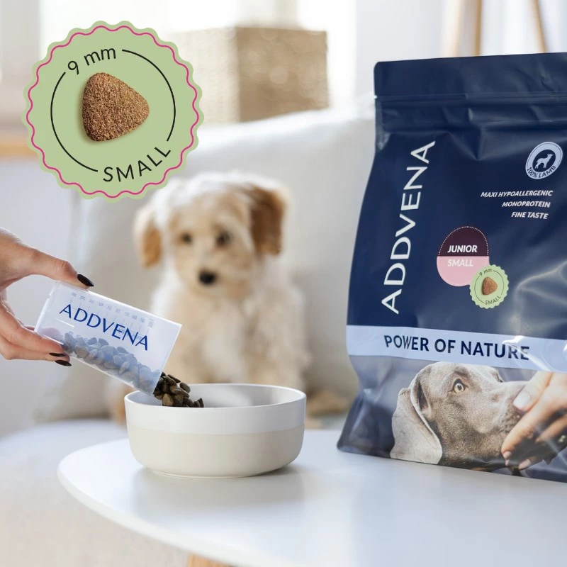 ADDVENA Power of Nature Junior Small Lamb - suché krmivo pre psov - 2,5 kg