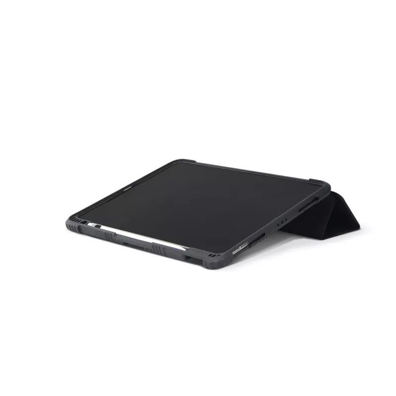 DICOTA Folio Case - flip puzdro na tablet - polykarbonát, termoplastický polyuretán (TPU), recyklovaný polyetylén - Čierny - 10.9 - pre Apple 10.