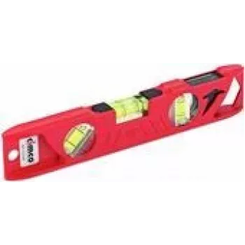 Vodováha Cimco 211528 0,25 m červená šírka 250 mm hĺbka 45 mm výška 19 mm