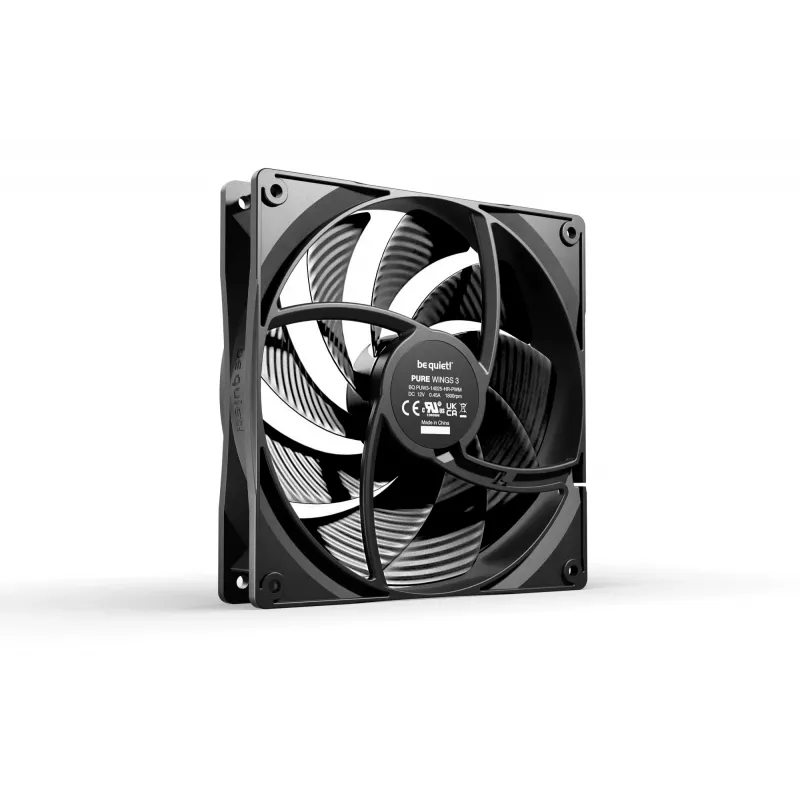 be quiet Pure Wings 3 140mm PWM vysokorýchlostný ventilátor do skrine počítača 14 cm čierny 1 ks