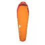 Spací vak Volven VOLVEN TRAVELLER Right Orange – mumia, zips vpravo, pre jednu osobu