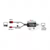 Video kábel adaptér DeLOCK 62959 HDMI USB DVI-I VGA 0,135 m