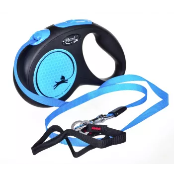 FLEXI New Neon M - navíjacie vodítko - 5 m