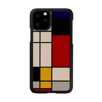 Puzdro na smartphone man and wood pre iPhone 11 Pro — čierne drevené ochranné puzdro