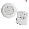 Maclean Energy MCE165 sada LED lámp s diaľkovým ovládaním, AAA batérie, 6 ks v sade