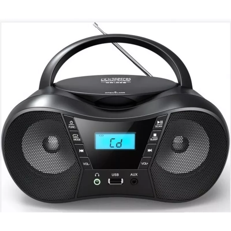 Rádioprehrávač CD LILA2 USB/BT čierny