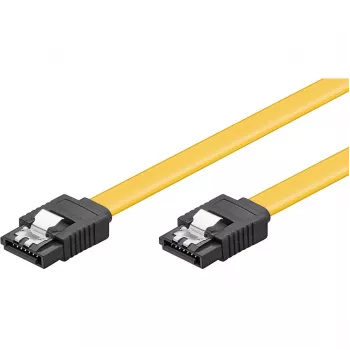 Goobay 95021 S-ATA dátový kábel pre HDD SDD 6 Gbit/s SATA L-Typ konektor samec na SATA L-Typ konektor samec dĺžka 50 cm rovný konektor