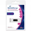 MediaRange - USB flash disk - 256 GB - USB 3.0 - čierny, strieborný (MR919)