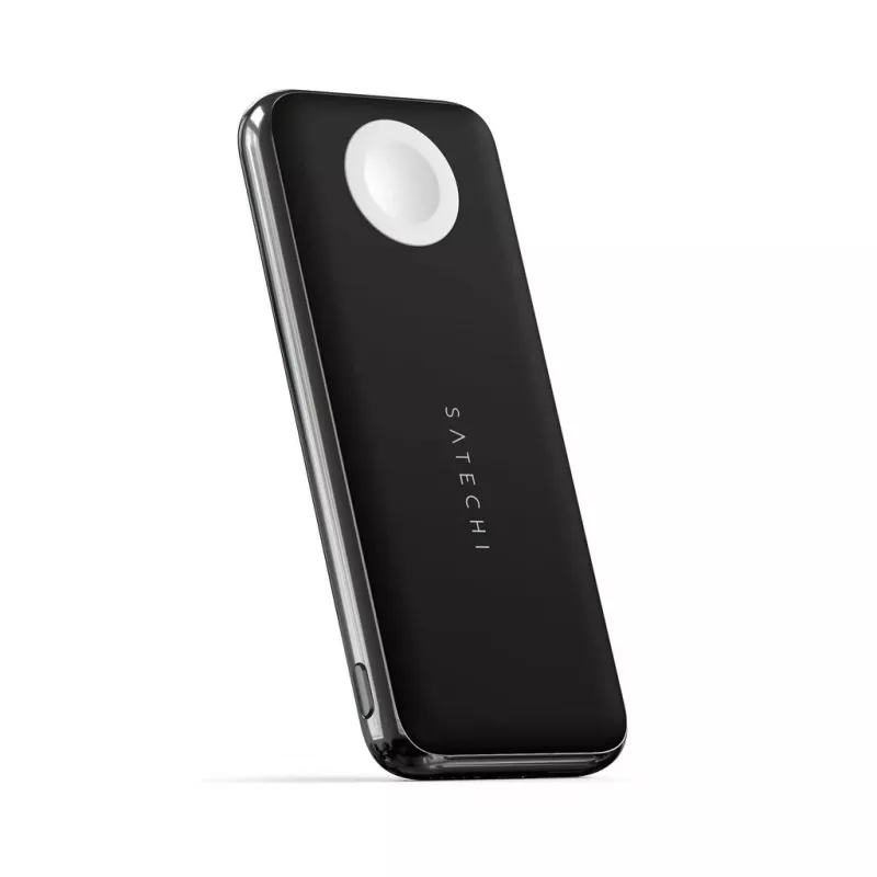 Bezdrôtová powerbanka Satechi Quatro ST-UC10WPBM, 10000 mAh, čierna